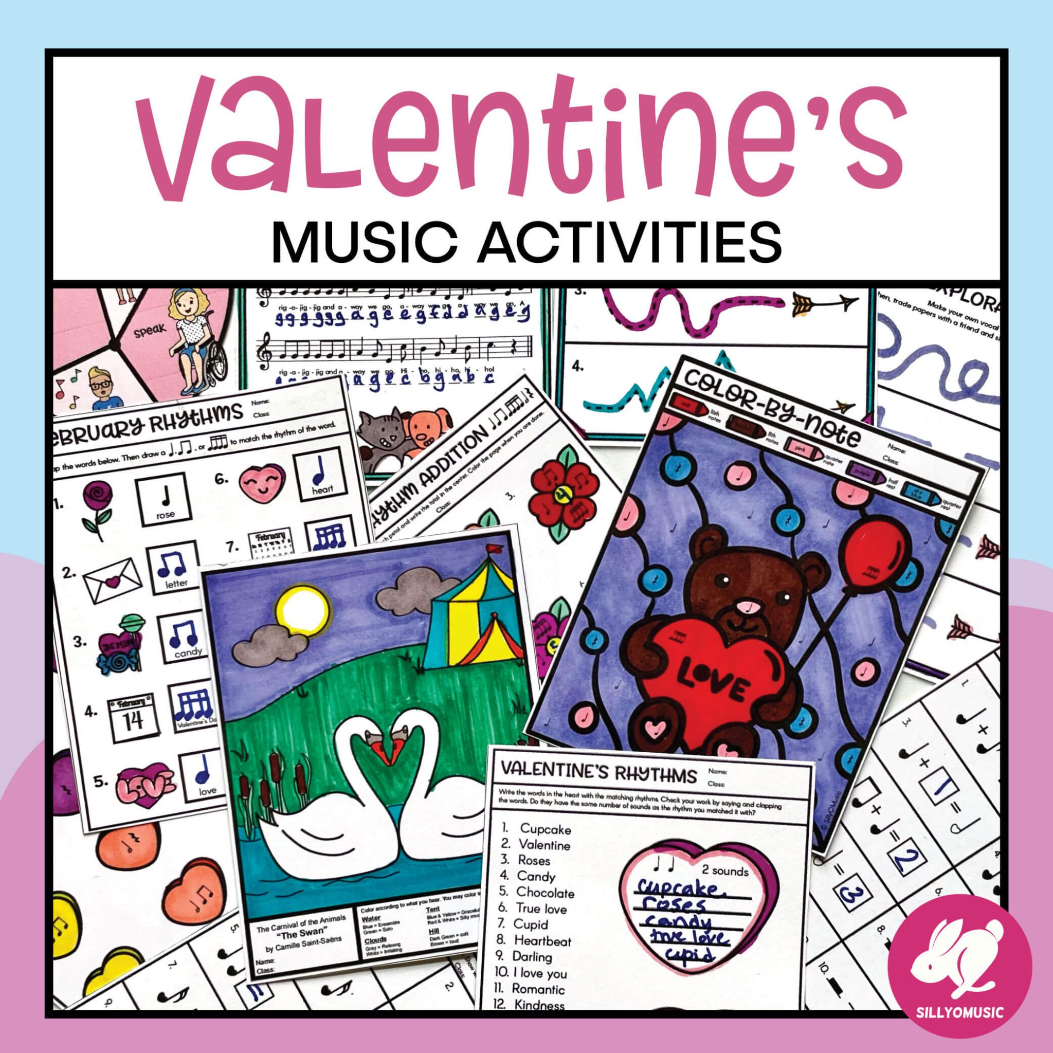 Valentine's Day Activities for Elementary Music Class - SillyOMusic
