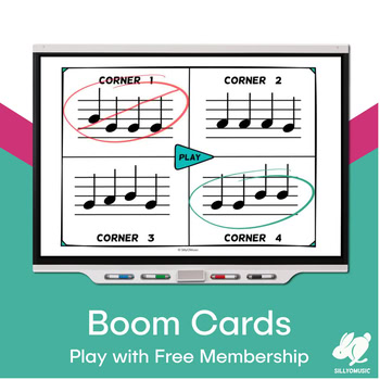 Musical 4 Corners Interactive Games - Solfege Game Bundle - solfa - sight reading - Image 3