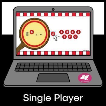 Alto Clef Pizza Chef - GOOGLE SLIDES Note Spelling Game for Orchestra Viola - Image 2