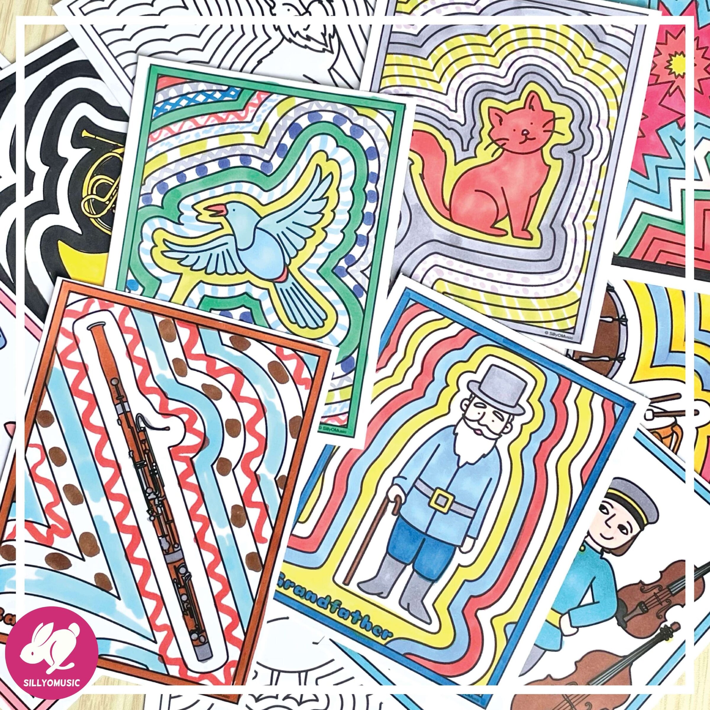 Peter and the Wolf Coloring Pages - PATW Music Activity Great 4 Subs and Centers - Image 2