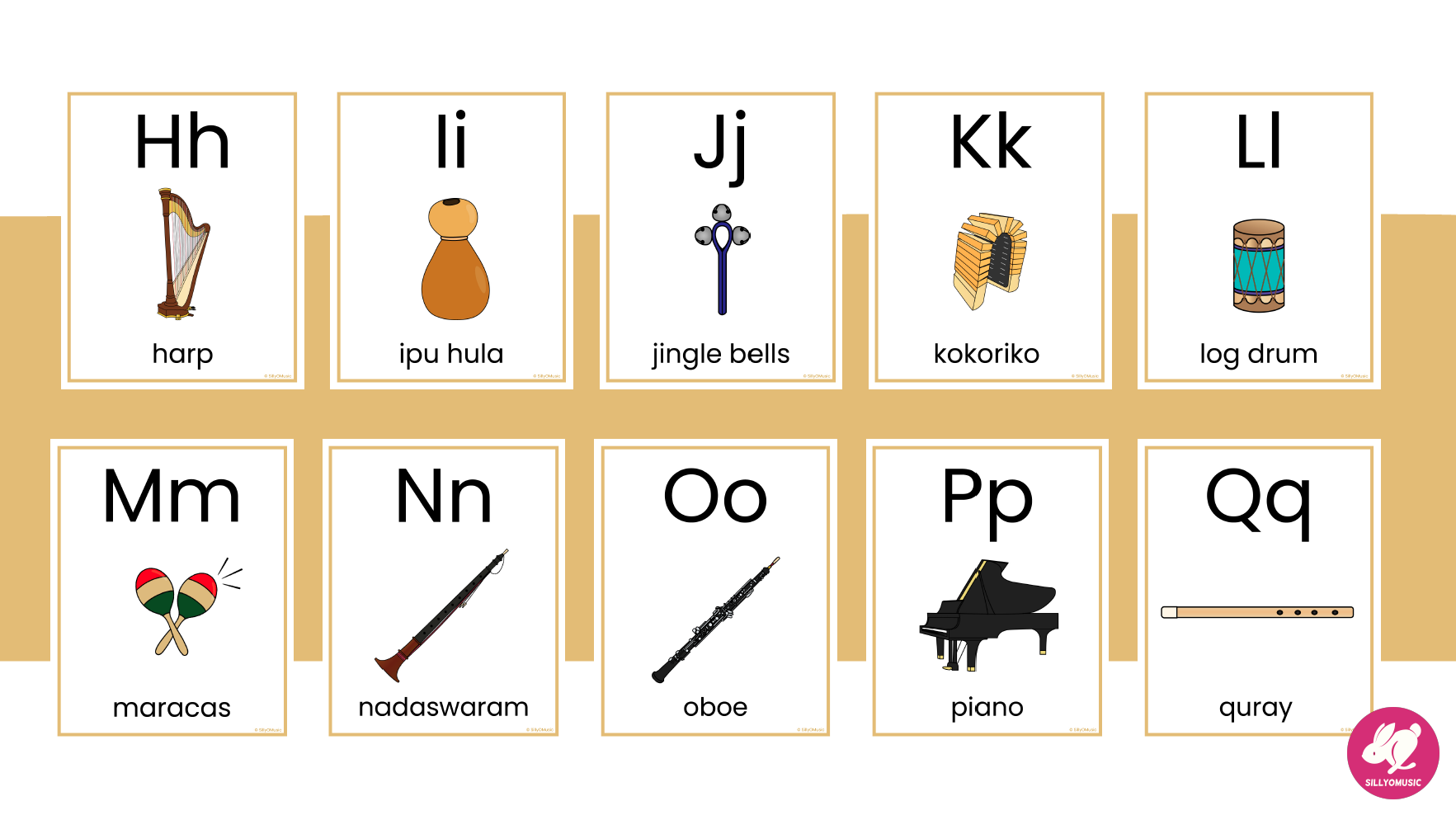 Musical Instrument Alphabet Posters - Classroom Decor for the Music Classroom - Image 3