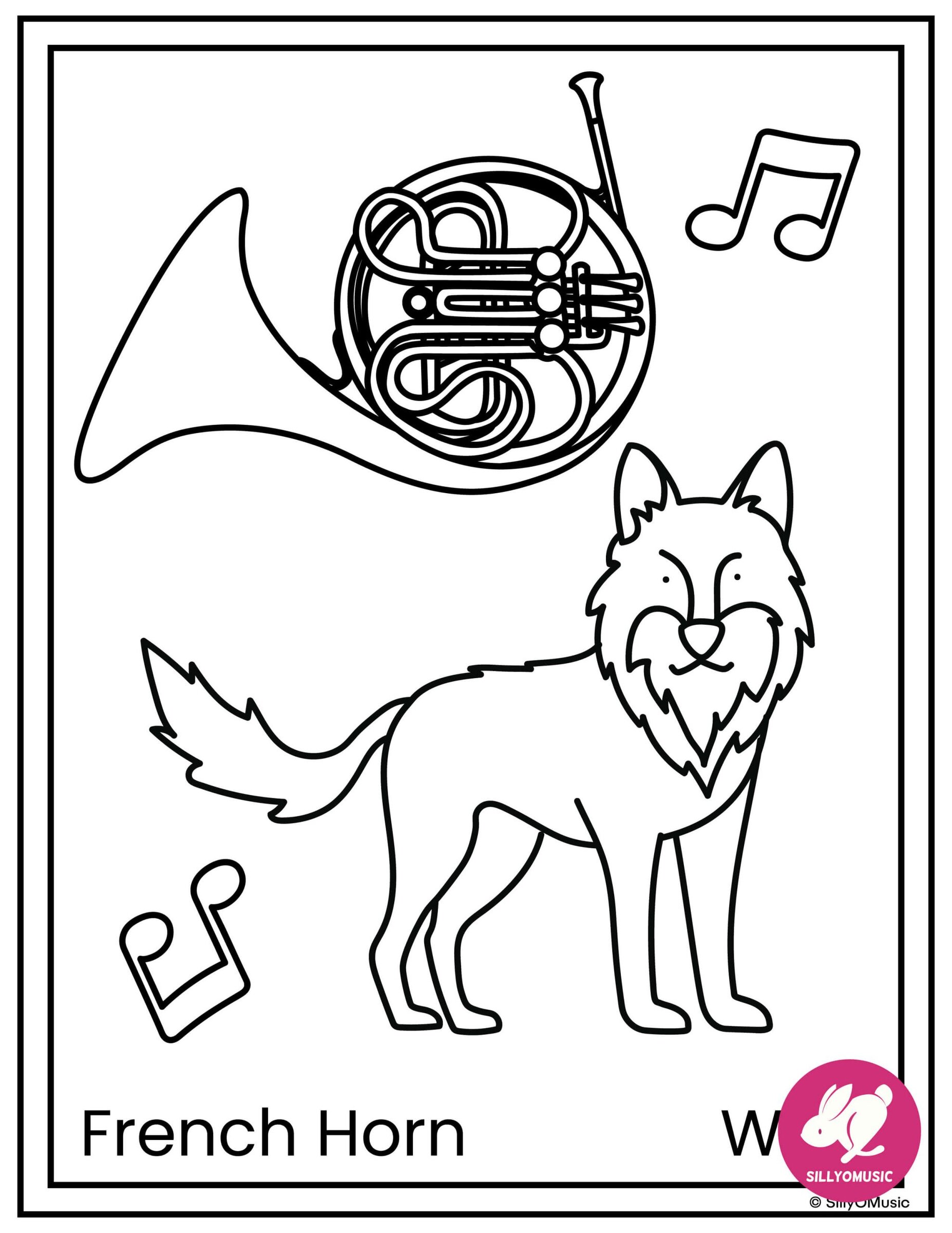Peter and the Wolf Coloring Pages - PATW Music Activity Great 4 Subs and Centers - Image 3