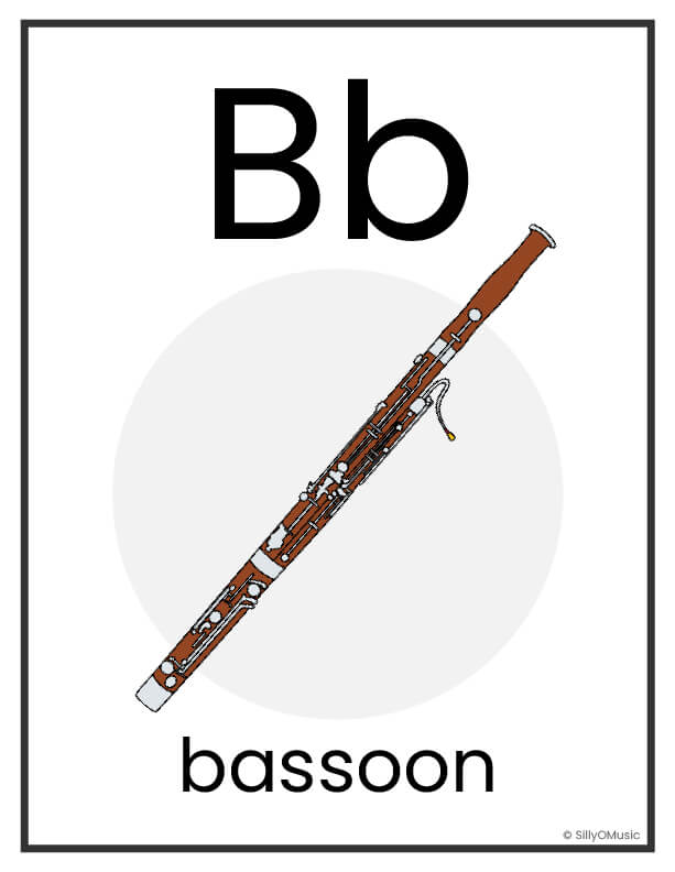 Musical Instrument Alphabet Posters - Black and Gray Classroom Decor for the Music Classroom - Image 3